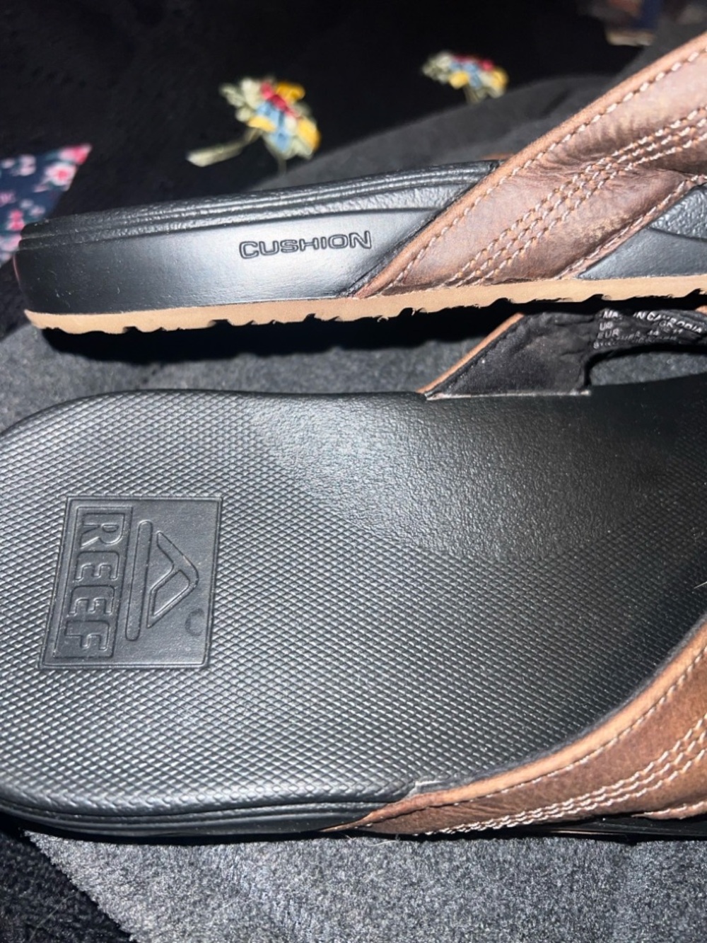 Reef men Sandal flip flops size 11 - Picture 4 of 6